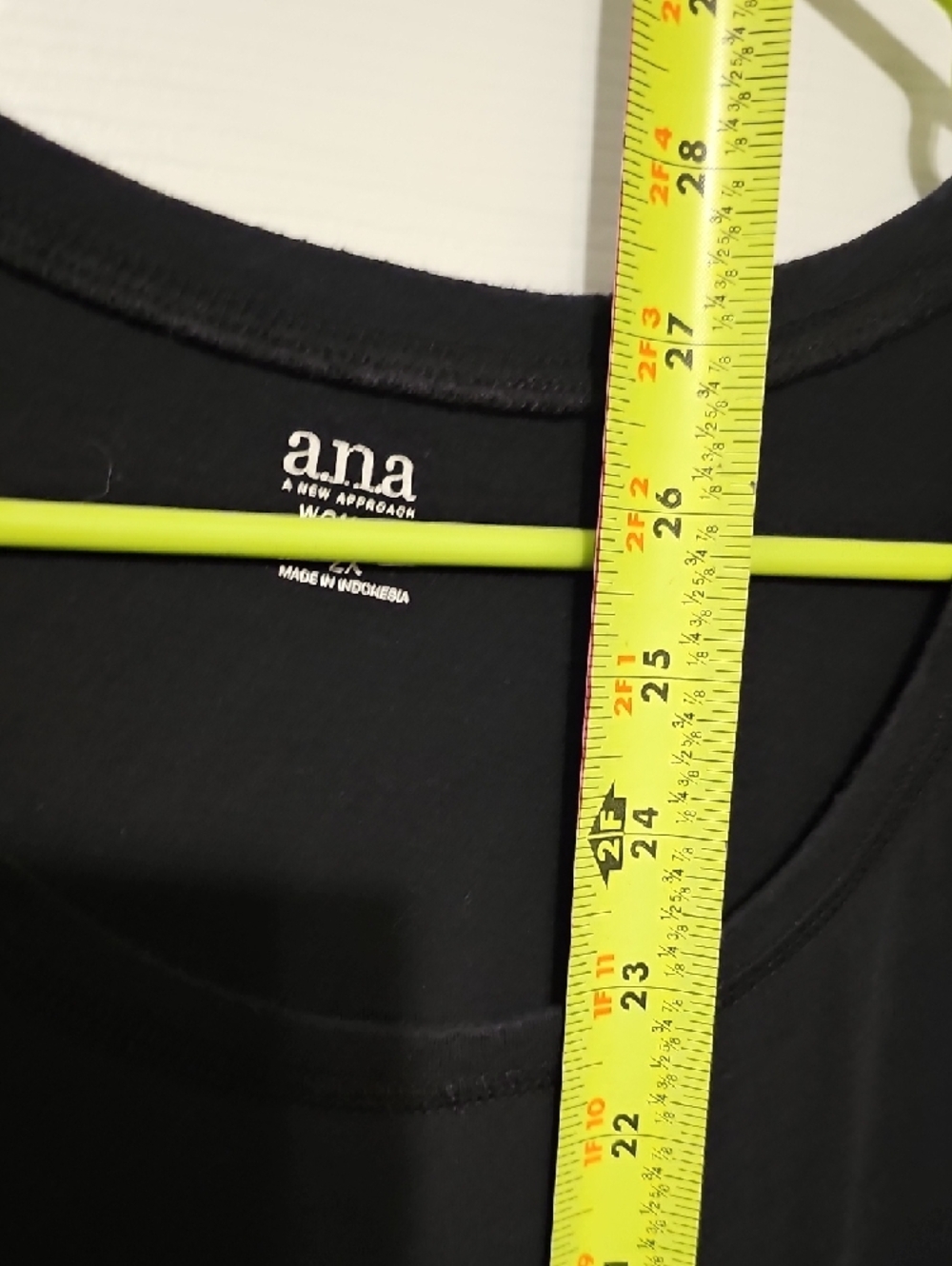a.n.a Women's Black Long Sleeve Tee - Picture 5 of 6
